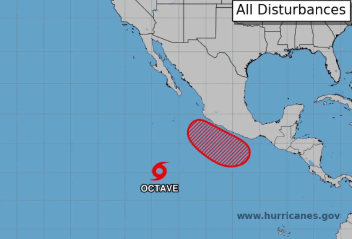 Tormenta tropical “Octave” se forma en el Pacífico; sigue su trayectoria EN VIVO