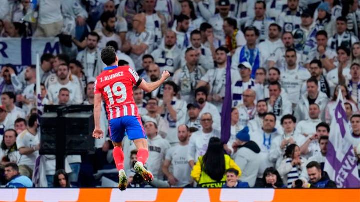 Los números de Julián Álvarez ante el Real Madrid que ilusionan al Atlético en el clásico
