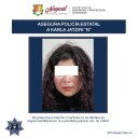 KARLA JATZIRI “N” EN LA COLONIA BENITO JUÁREZ FUE DETENIDA