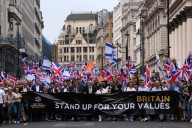Thousands march to protest ‘wave of anti-Semitism’ after Gaza protests