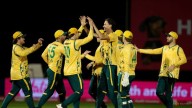 South Africa beat England by 14 runs in five