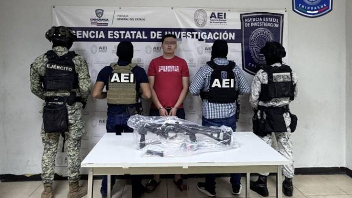 Capturaron a joven con fusil en la colonia Morelos