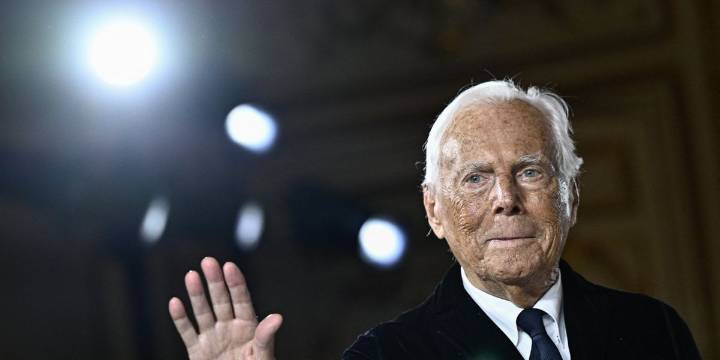 El mundo de la moda le dedica un emotivo adiós a Giorgio Armani