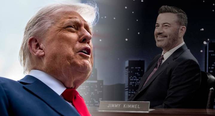 Trump celebra cancelación del programa Jimmy Kimmel por la cadena ABC
