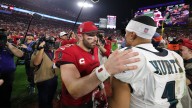 Cam Newton stuns all with Baker Mayfield over Eagles’ Jalen Hurts take