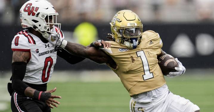 Georgia Tech football coasts to 59-12 win without starting QB Haynes King