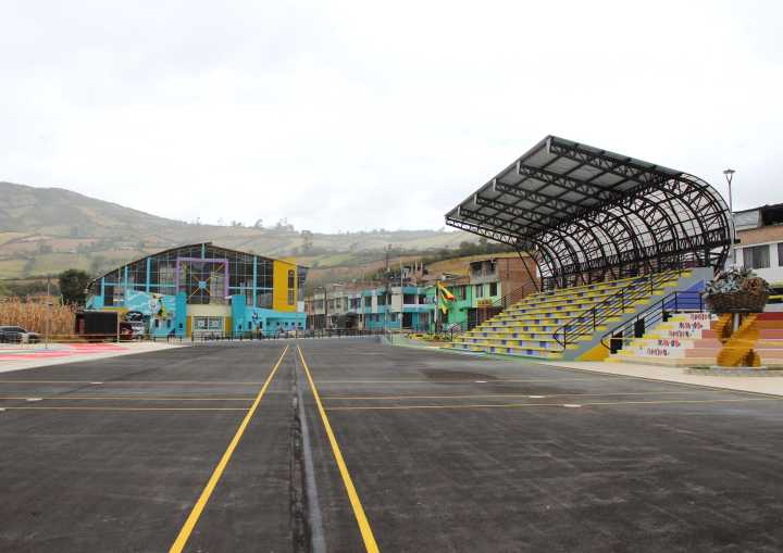 Ministerio del Deporte inauguró cancha de chaza en Guaitarilla-Nariño, beneficia a más de 5.400 habitantes