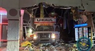 MSP, Detroit police probe crashes into buildings, break