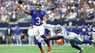 Giants’ Russell Wilson shuts up Jaxson Dart questions for a week with magic vs. Cowboys