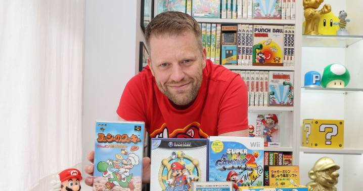 Super Mario fan spends 40 years amassing huge collection of memorabilia