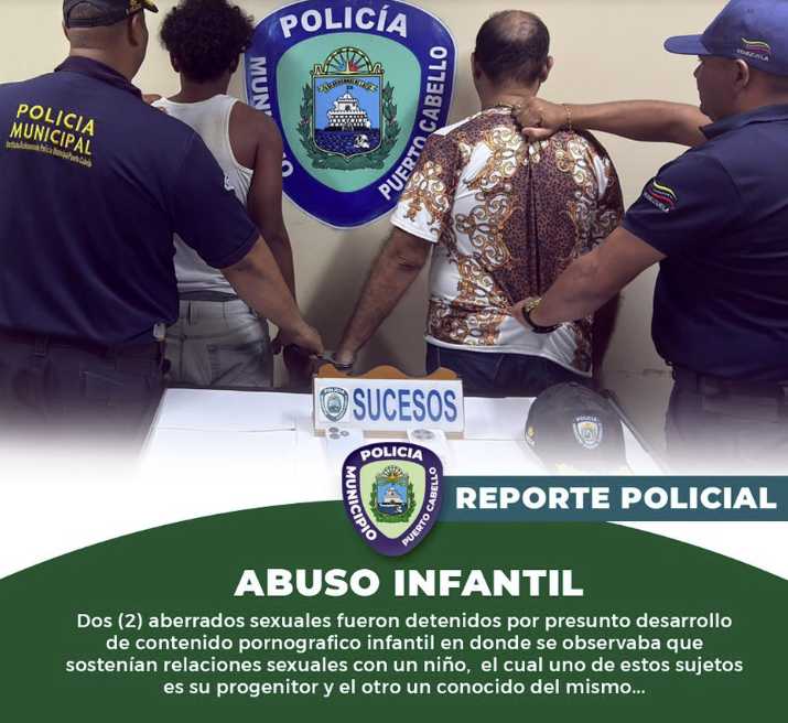 Capturan al "Monstruo de Puerto Cabello", señalado de múltiples abuso sexuales contra menores