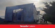 Río Gallegos Incendio en galpón rural en zona de Ruta Loyola