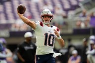 Drake Maye excited to ‘get the rock’ to Stefon Diggs in Patriots’ opener