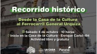 La Municipalidad de Paraná invita a un recorrido histórico por hitos culturales de la ciudad