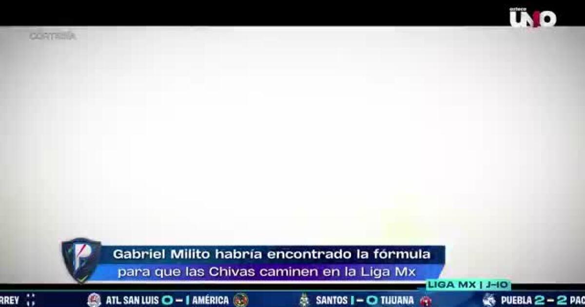 ¡Milito encontró la fórmula! Chivas renace con su nuevo plan