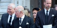 Prince William "Ambushed" by Prince Andrew at Funeral