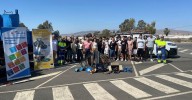 Aqualia dona un palé de materiales de fontanería al IES Sol de Portocarrero para sus prácticas de FP Dual