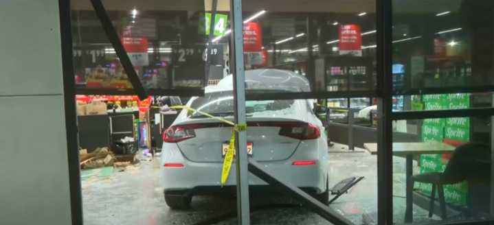 Car Crashes Into Amazon Fresh Store, Injuring Cashier in Westchester