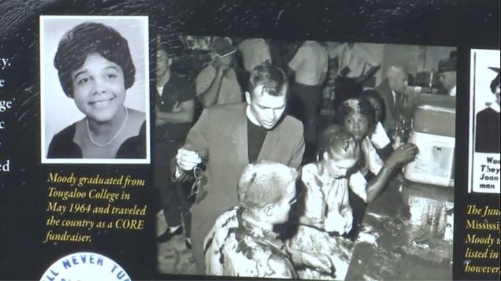 New Freedom Trail Marker unveiled in Mississippi honors Anne Moody