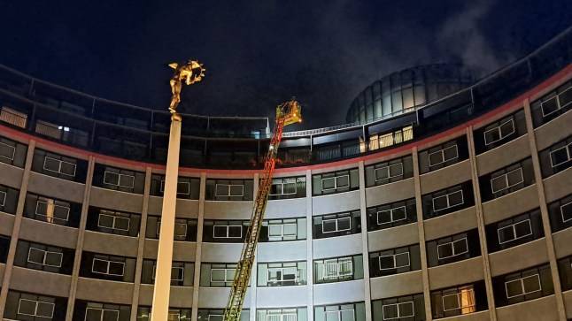 Fire breaks out in former BBC building now filled with flats in west London