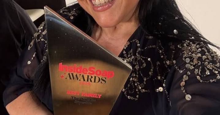 Emmerdale's Lisa Riley 'proud' after taking home milestone win for the Dingles