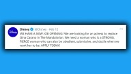 Disney Posts Job Ad Looking For Strong, Fierce Women Who Are Also Obedient, Submissive, And Docile