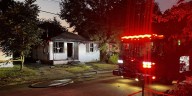 Monday morning kitchen fire results in total loss of home; firefighter suffers minor injuries