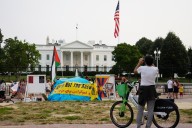 Decades-long peace vigil outside White House removed after Trump’s order