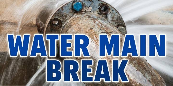 Water main break causes water shut off on Henderson strip
