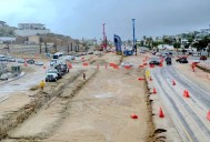 Tránsito en glorieta de Fonatur opera con tres carriles; piden precaución
