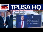 Charlie Kirk’s death: Supporters gather at TPUSA HQ in Phoenix