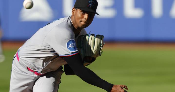 Marlins place right-hander Edward Cabrera on 15-day injured list with elbow sprain