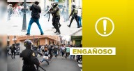 Estas fotografías no corresponden a las protestas contra la reforma de la AFP del 13 de septiembre de 2025