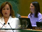 Dina Boluarte es silenciada durante discurso sobre igualdad de género en la ONU
