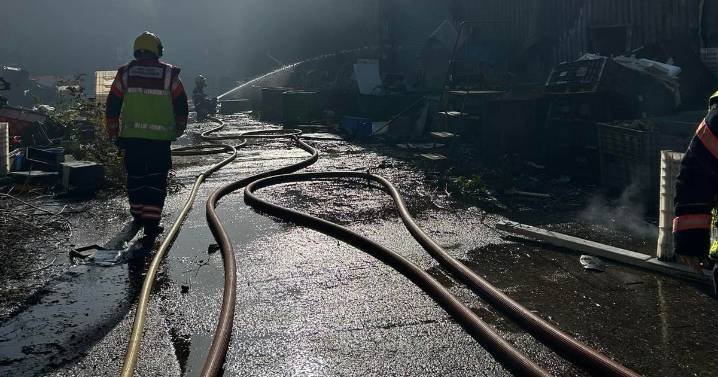 Firefighters give update on large building fire in Cambridgeshire town