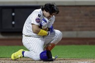 Mets activate Torrens from injured list; Alvarez right back in lineup after HBP