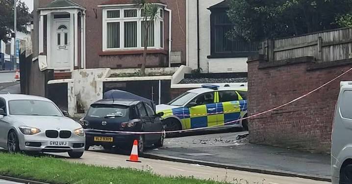 Driver hospitalised after car crashes into wall in Plymouth