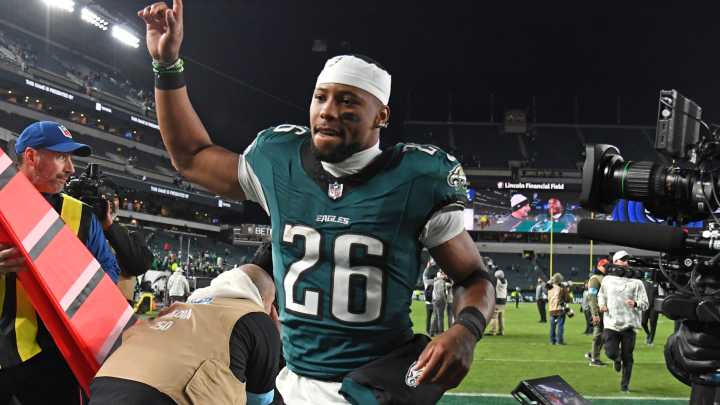 Will he soar again? Check out photos of Eagles RB Saquon Barkley