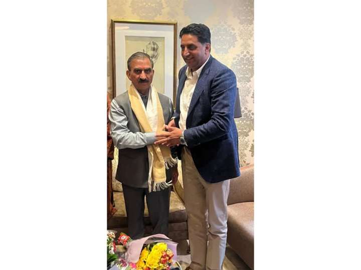 CM Sukhu discusses state Initiatives with Indian Overseas Cong