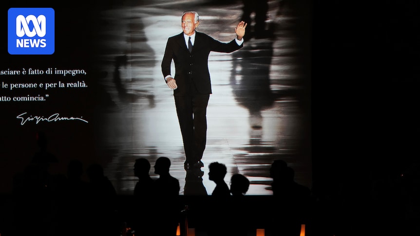 Giorgio Armani farewelled by large crowds of mourners in Milan