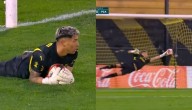 Con tapadones: Brayan Cortés fue figura en el triunfo de Peñarol