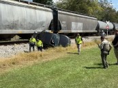 Train hits car in Ashford