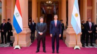 Javier Milei participó de la cumbre de la CPAC y mantuvo un encuentro bilateral con Santiago Peña
