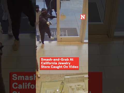 Smash-and-Grab Robbery At Jewelry Store Caught On Video