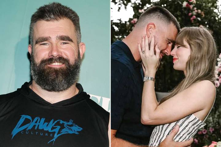 Jason Kelce Is 'Hoping' He's the Best Man at Travis and Taylor Swift's Wedding