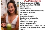 Denuncian desaparición de extranjera en Tulum