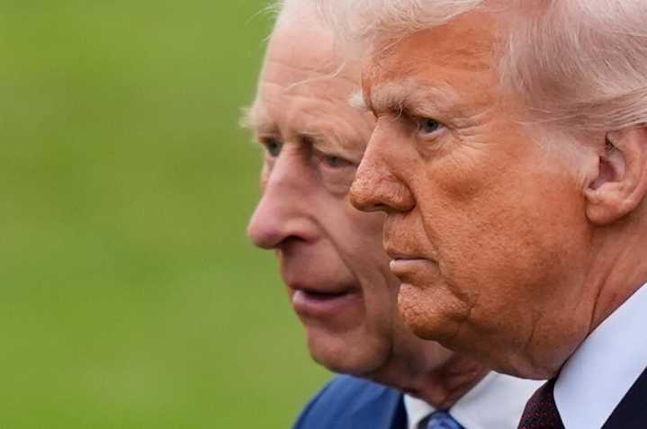 King Charles III chats warmly with Trump in Windsor, starting the president’s second U.K. state visit