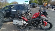 Un motociclista terminó herido tras un choque en cadena en la Circunvalación