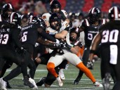B.C. Lions 33, Redblacks 34: Ottawa scores late touchdown for comeback win