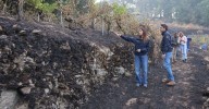 El incendio forestal de Pantón tiene el punto "más conflictivo" en la zona del cañón del Sil
